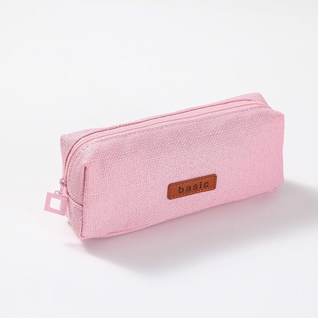 Estuche pequeño para lápices, estuche para lápices para estudiantes, estuche para monedas, neceser, organizador de papelería de oficina para la escuela de adolescentes