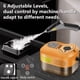 thumbnail image 2 of Limpiador a Vapor para Detalles Del Hogar y el Automóvil, Limpiador a Vapor de Mano a Presión de 2500W, Calentamiento Rápido de 15S, Salida de Vapor de 6 Niveles, Tanque de Agua de 1,2 L, 2 of 8