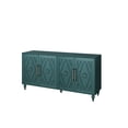 thumbnail image 3 of Navy Blue Modern Sideboard with Carved Doors | For Home Storage Needs | Creates a Cosy and Pleasant Atmosphere, 3 of 6