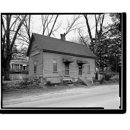 Historic Print, Lowe-Turner House, Outbuilding, 88 Keys Ferry Street, McDonough, Henry County, GA, 16" x 20"