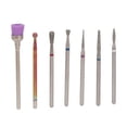 thumbnail image 1 of 7 brocas para uñas de acero de tungsteno, resistentes y fiables, giratorias, para uñas de gel acrílico., 1 of 14