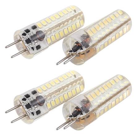

Chamat 4X 6.5W GY6.35 LED Bulbs 72 2835 SMD LED 320Lm 50W Halogen Equivalent Dimmable White 6000K Beam Angle