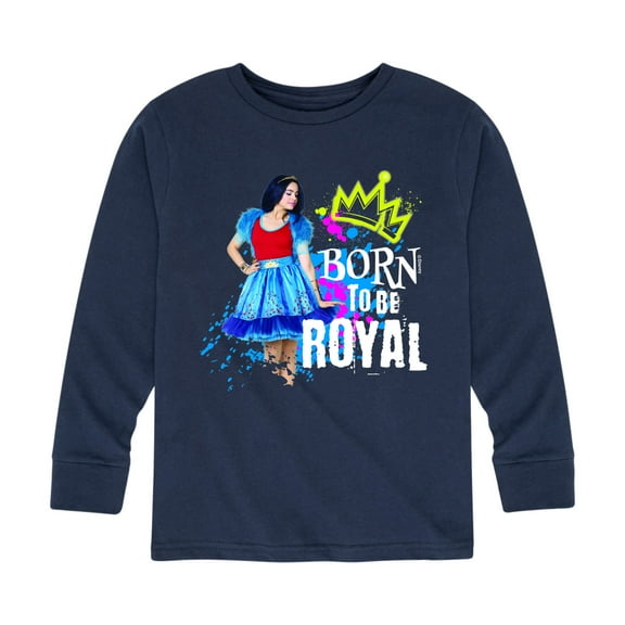 Descendants - Born To Be Royal - Toddler And Youth Long Sleeve Graphic T-Shirt