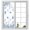 LightSkyBlue, variant on Static Cling Door Window Covering, Orange Eucalyptus Coastal Window Privacy Film Frosted, Beach Starfish Conch UV Blocking Windows Film for Office, Hotel, Bedroom, 29.5 x 78.7 Inches