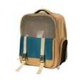thumbnail image 3 of Mochila portátil para gatos, transpirable, transparente, con ventana de malla, correa para el hombro, bolsa de viaje para perros, mochila Yinane Portador de viaje para gatos, 3 of 8