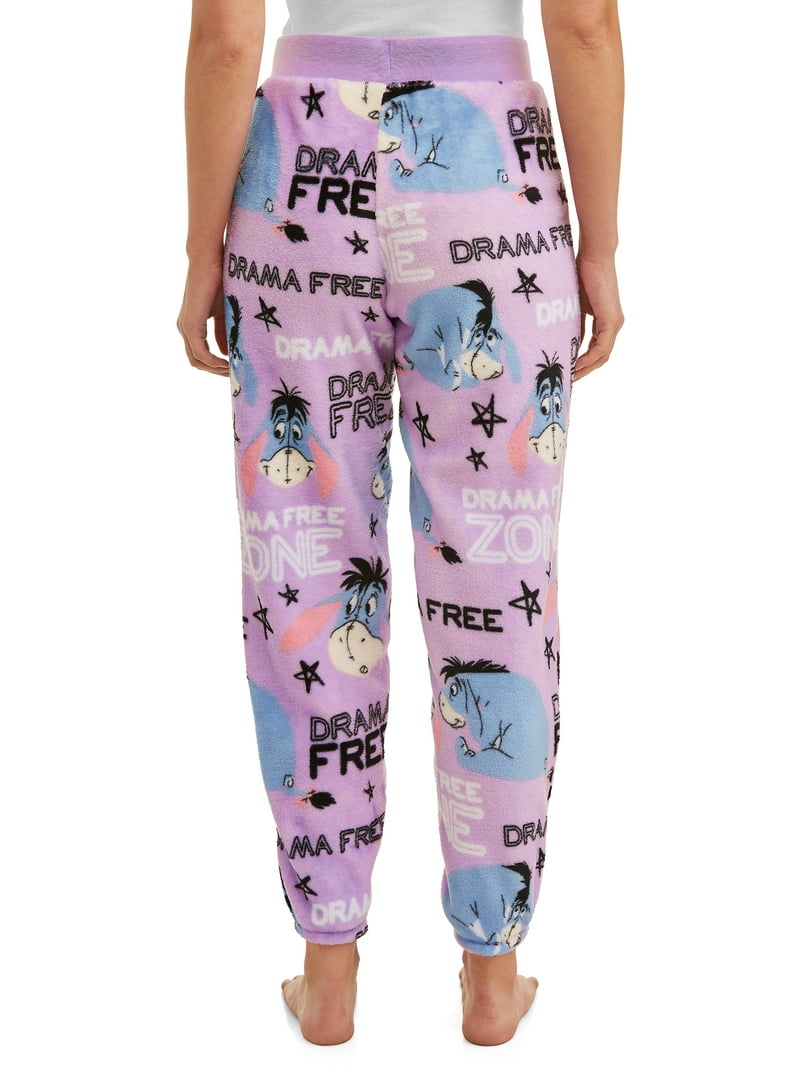 Fleece Eeyore Jammies Winnie The Pooh Disney Eeyore Fleece Women's Pajamas  Set XL