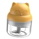 thumbnail image 2 of Picadora de Ajo USB Eléctrica Inalámbrica Picadora de Ajo Molinillo de Jengibre Recargable Portátil, 100ML, Amarillo Yuarrent HA003928-03B, 2 of 7