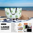 thumbnail image 5 of Balery Kawaii Frogs Beach Travel Bag - Water-Resistant, Large Capacity Lightweight Tote with 7 Pockets for Women and Men - Perfect for Beach, Pool, Gym, and Travel, 5 of 7