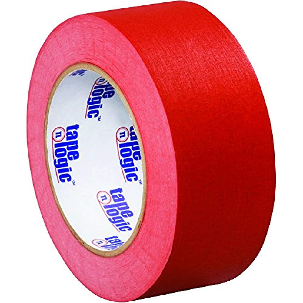 Tape Logic Masking Tape Red 2" X 60 Yard Roll (24 Roll/Case)