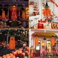 thumbnail image 6 of 2 Pack Halloween Hanging Decorations Outdoor, Hanging Spooky Ghost with Glowing Face in the Dark, Halloween Decorations Decor Outdoor Outside for Garden, Tree, Porch, Lawn, 6 of 7
