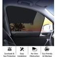 thumbnail image 5 of 2-Pack Magnetic Car Window Sun Shades – Front Side Sunshade for Driver & Passenger, Half Blackout & Mesh Design, Blocks Heat, UV Rays & Glare, Universal Fit for Cars & SUVs, 5 of 7