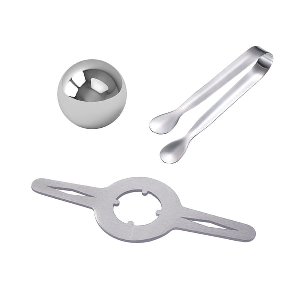 Estante para bolas de hielo para café, Bola de refrigeración para café con marco, soporte multifunción para bolas de hielo y juego con rizador, bolas 1 bola