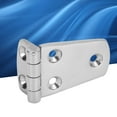 thumbnail image 4 of Charnières, Charnière de Porte en Acier Inoxydable 316 Poli Miroir 5 Trous pour Entretien, 4 of 8
