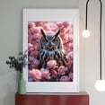 thumbnail image 2 of Diamond Art Kit for Adults, Owl Among Pink Blossoms Diamond Painting for Adults Beginners, 5D DIY Diamond Art Painting Kits, Colorful Diamond Painting Craft for Home Decor 12x16 Frameless, 2 of 7