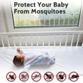 thumbnail image 4 of CHAO Mosquitera para ventana de 2 uds, mosquitera para insectos, 130 cm x 150 cm, mosquitera con tiras autoadhesivas, mosquitera de malla para ventana, blanco, 4 of 5