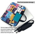 thumbnail image 2 of Lsque Colorful Cats Pattern Art Pattern Laptop Bag – Portable & Slim Single-Shoulder Computer Case with Adjustable Strap, Protective, Lightweight for 13”/14”/15.6” Laptops, 2 of 8