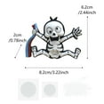 thumbnail image 4 of Lilixerw Halloween Skull Window Clings,Funny Skeleton Wall Sticker,Halloween Decals for Party Decor, 4 of 8