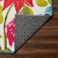 thumbnail image 5 of My Magic Carpet 3'x5' Machine Washable Non-Slip Kitchen Entryway Area Rug - Floral Bloom Multicolor, 5 of 6