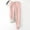 Pink, variant on Women's Plus Size Sherpa Fleece Lined Sweatpants Athletic Joggers Thermal Winter Warm Pants Drawstring Yellow M