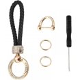thumbnail image 1 of HUGFEGWE Car Keychain for Women, Rhinestone Leather Key Holder, Anti Lost Wallet Keychain for Car Key Access Card U2537-30779, 1 of 9