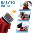 thumbnail image 5 of ABCCANOPY 7.5ft Patio Solar Umbrella LED Outdoor Umbrella with Tilt and Crank, Red, 5 of 9