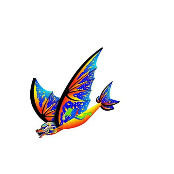 X-Kites FlexWing Dragon Planeur, Cyan, 16 Pouces
