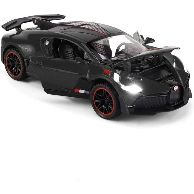 Coche de juguete Bugatti Divo a escala 1:32 modelo de aleación fundida a presión de 3 a 7 años