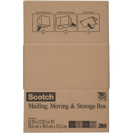 Scotch Folded Box, 8012.6FB 12 in x 12 in x 6 in