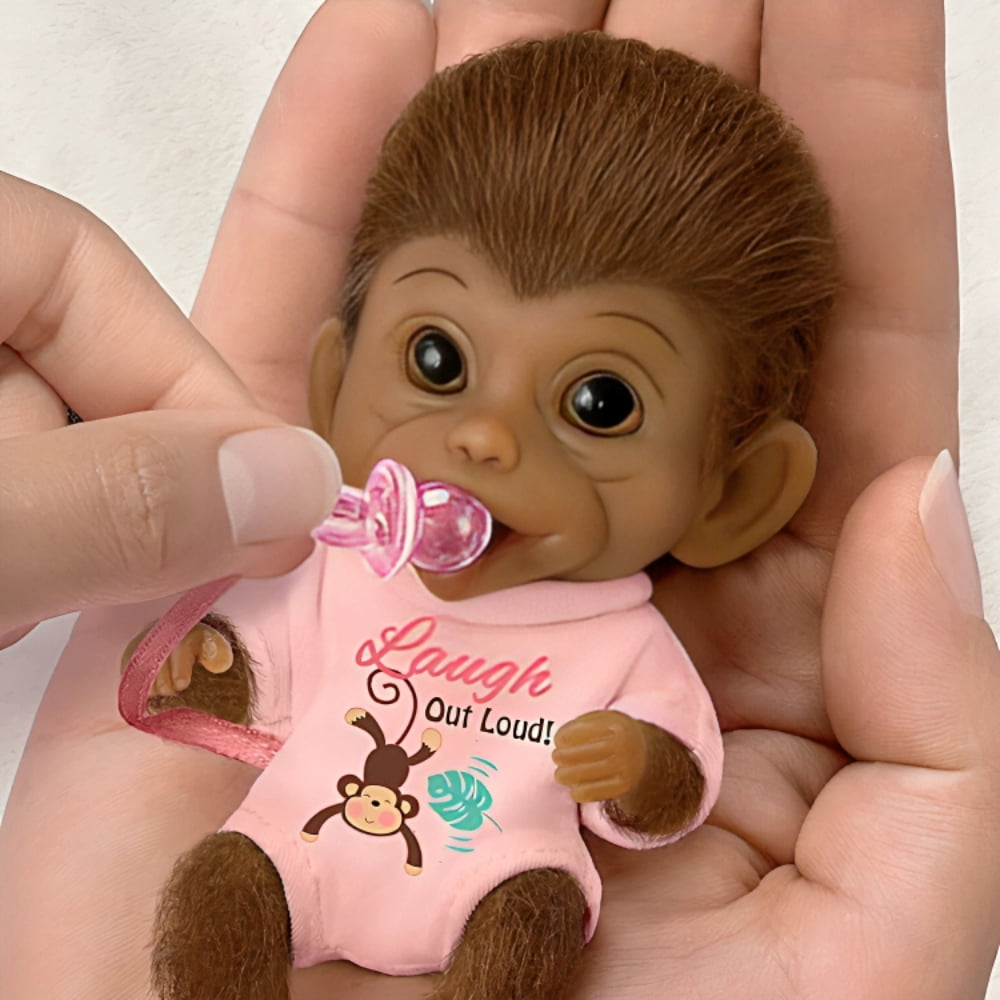 The Ashton-Drake Galleries Happy Little Handfuls Monkey Doll