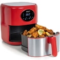 thumbnail image 2 of Deco Chef AF01RED 3.7QT Digital Air Fryer with 6 Cooking Presets Dishwasher Safe Basket Red Bundle with 1 Year Extended Protection Plan, 2 of 9