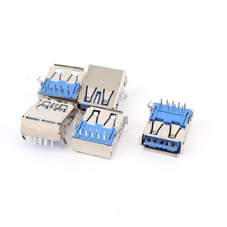5Pcs 9 Pin 90 Degree Panel Mount USB3.0 Type A Female Port Jack Socket Connector price history on PriceWatchPro
