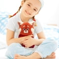 thumbnail image 4 of Turning Red Meilin Cute Raccoon Plush Toy 13 Inch Red Panda Anime Red Panda Pand, 4 of 5