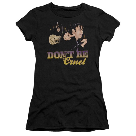 Elvis Presley - Dont Be Cruel - Juniors Teen Girls Cap Sleeve Shirt - Large
