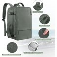 thumbnail image 7 of Dwelke Extra Large Travel Backpack for Women as Person Item Flight Approved, 40L Carry On Backpack, 17 Inch Laptop Backpack, Waterproof Backpack, Hiking Backpack, Casual Bag Backpack(Green), 7 of 7