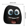 thumbnail image 3 of 2PCS Funny Cartoon Car Headrest Covers, Cute Funny Cartoon Eyes Car Headrest Covers Car Seat Head Rest Protector for Auto Front Seat Rest Decoration, Car Supplies (A), 3 of 4