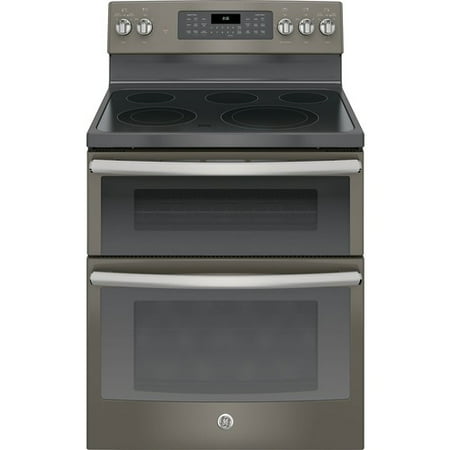 6.6 cu. ft. Double Oven Electric Range with Self-Cleaning Convection Oven (Lower Oven Only) in