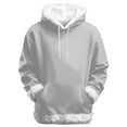 thumbnail image 6 of Women's Hoodie Trim 2026 Trendy Fall Winter Drawstring Plain Hooded Sweatshirt with Pockets Pullover Top, 6 of 6