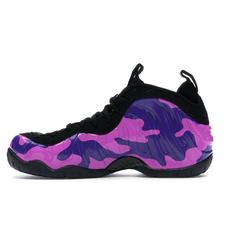 Nike Men's Air Foamposite Pro Purple Camo Basketball Shoes, from