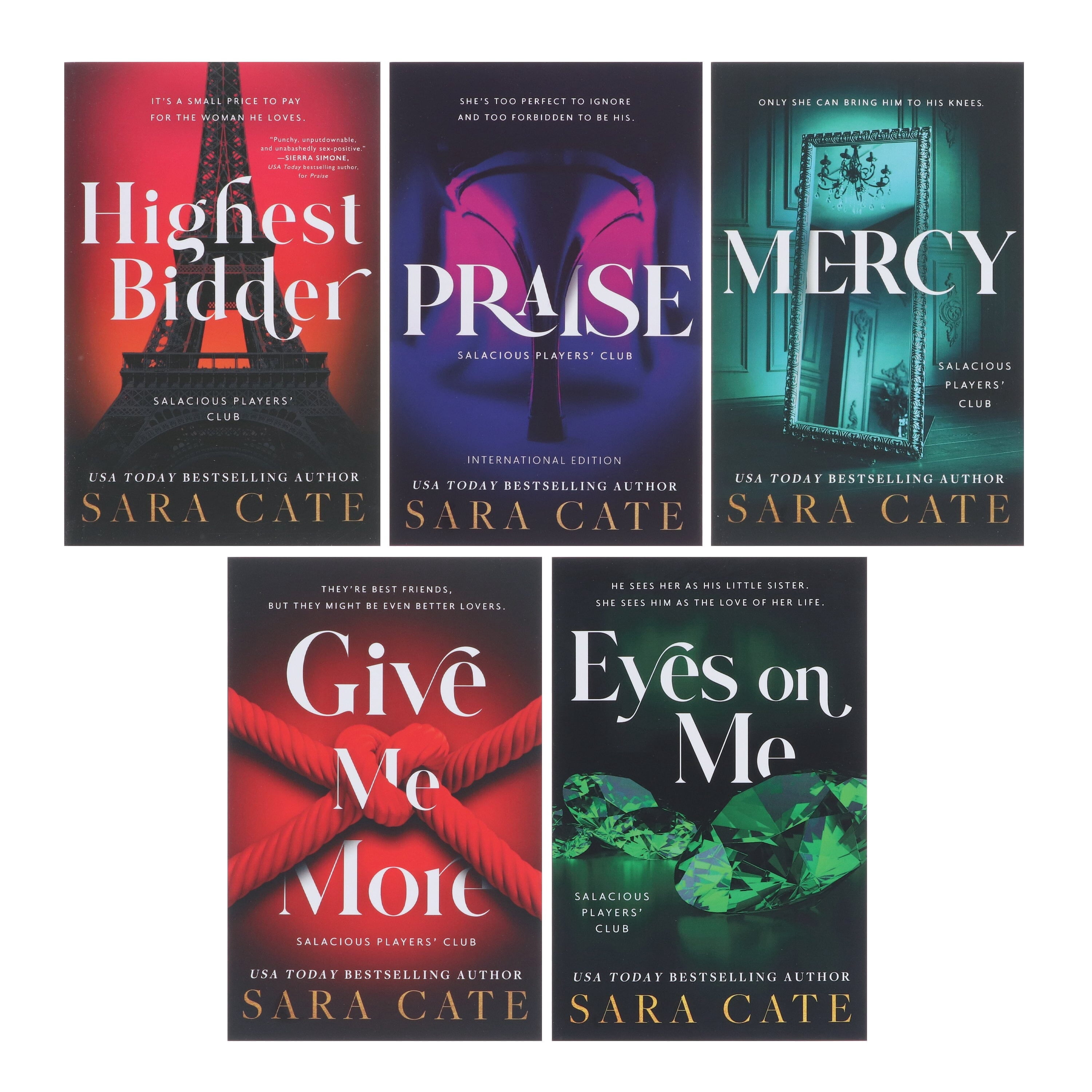 Salacious Players Club Series By Sara Cate 5 Books Collection Set - Fiction - Paperback