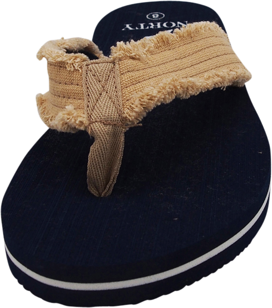 NORTY Mens Flip Flops Adult Male Beach Thong Sandals Navy - image 5 of 7