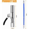 thumbnail image 2 of Acoplador de pistola de grasa de alta presión con cerradura, cabezal de llenado de grasa de una sola manija, boca de grasa autoblocante, compatible con todas las pistolas de grasa., 2 of 5