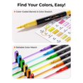 thumbnail image 3 of JusArt Markers for Adult Coloring Books No Bleeding, 80 Colors Coloring Markers with Dual Tips, Fine & Brush Pens with Ergonomic Triangle Grip & 33%, 3 of 8