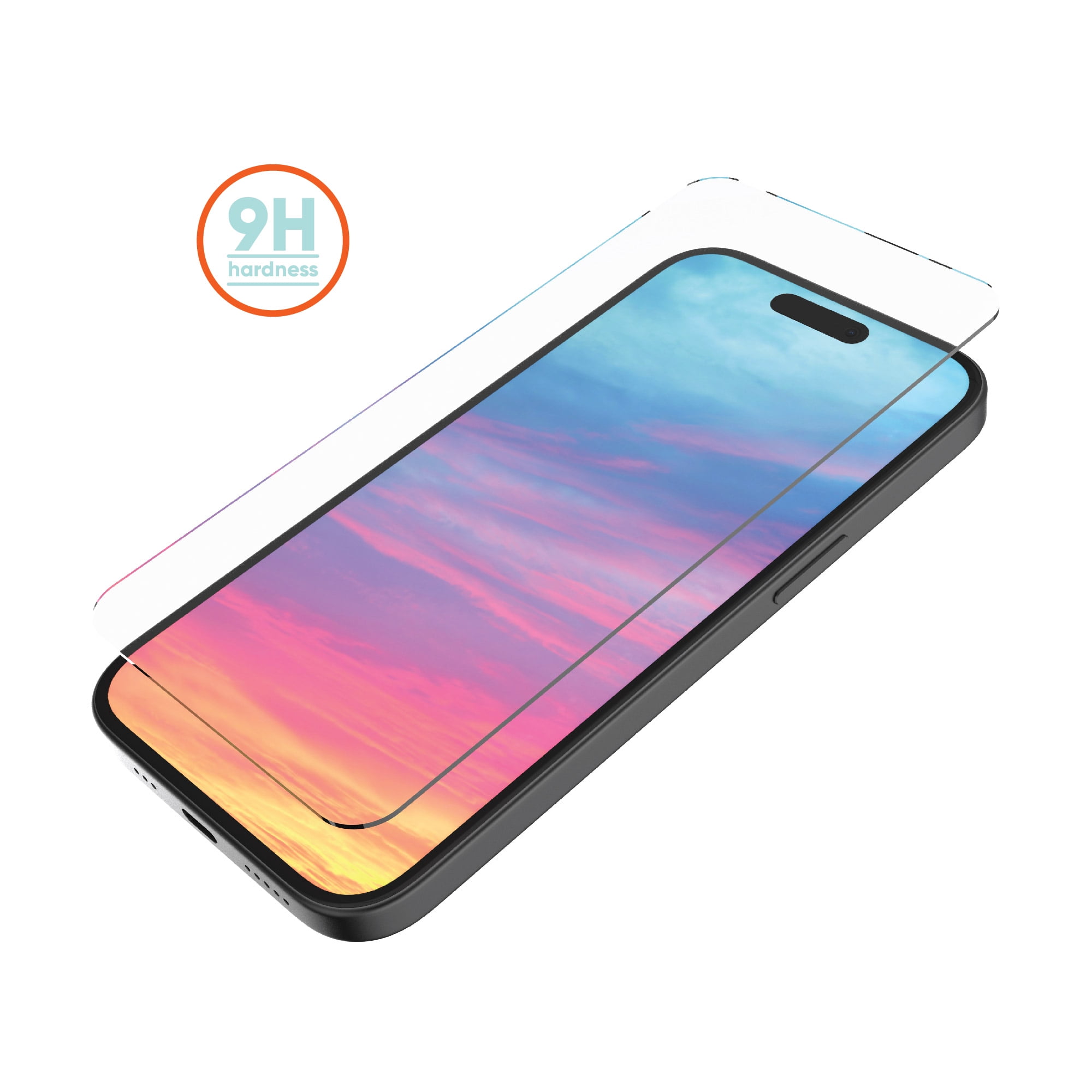onn. Glass Screen Protector for iPhone 15 Plus / iPhone 14 Plus
