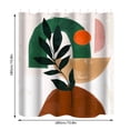 thumbnail image 3 of Binwennn Bathroom Shower Curtain Abstract Flower Color Shower Curtain Bathroom Partition Curtain Polyester Cloth Door Curtain Extra Tall Shower Curtain Liner 84 Thick Shower Curtain Liner Heavy Duty, 3 of 6