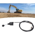 thumbnail image 4 of AVEKI Heavy Duty Throttle Cable Universal Throttle Cable Replacement Excavator Motor Control Cable Manual Throttle Cable Heavy Equipment Parts Accessories 3.5meter for Industrial Use B0514, 4 of 8
