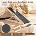 thumbnail image 4 of ABORON Folding Dog Ramp for Bed, 5-Level Adjustable Pet Ramp for Couch, Car and Sofa, Suitable for Small, Large and Senior Dogs and Cats, 4 of 7