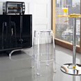 thumbnail image 2 of Heavenly Collection Clear Plastic Counter Stool, 2 of 9