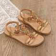 thumbnail image 6 of AXXD Sandals for Women 7 Summer Pullover Flat Open Toe Beach Sandals, 6 of 6
