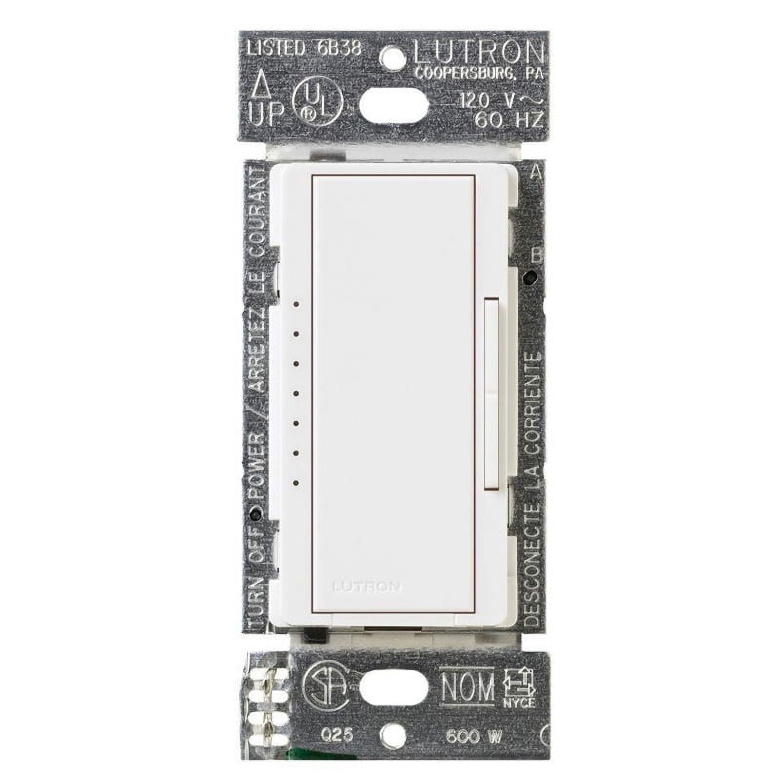 Lutron Maestro 150W CFL/LED Dimmer - Single Pole, 3-Way, Multi-Location - White