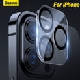 thumbnail image 1 of Baseus 2 uds Protector de lente de cámara para iPhone 14 pro 13mini pro max película de lente de marco completo funda protectora de vidrio de cámara transparente Tan Jianjun unisex, 1 of 1